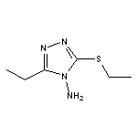 3-ethyl-5-(ethylthio)-4H-1,2,4-triazol-4-amine