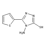 4-amino-5-thien-2-yl-4H-1,2,4-triazole-3-thiol