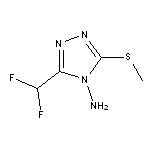 3-(difluoromethyl)-5-(methylthio)-4H-1,2,4-triazol-4-amine