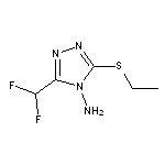 3-(difluoromethyl)-5-(ethylthio)-4H-1,2,4-triazol-4-amine