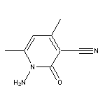 1-Amino-4,6-dimethyl-2-oxo-1,2-dihydropyridine-3-carbonitrile