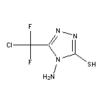 4-amino-5-[chloro(difluoro)methyl]-4H-1,2,4-triazole-3-thiol