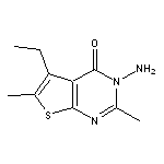 3-amino-5-ethyl-2,6-dimethylthieno[2,3-d]pyrimidin-4(3H)-one