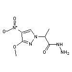 2-(3-methoxy-4-nitro-1H-pyrazol-1-yl)propanohydrazide