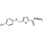 5-[(4-chlorophenoxy)methyl]-2-furohydrazide