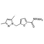 5-[(3,5-dimethyl-1H-pyrazol-1-yl)methyl]-2-furohydrazide