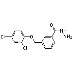 3-[(2,4-dichlorophenoxy)methyl]benzohydrazide