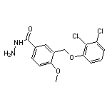 3-[(2,3-dichlorophenoxy)methyl]-4-methoxybenzohydrazide