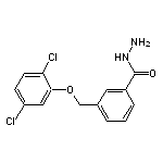 3-[(2,5-dichlorophenoxy)methyl]benzohydrazide