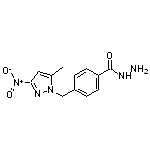 4-[(5-methyl-3-nitro-1H-pyrazol-1-yl)methyl]benzohydrazide