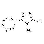 4-amino-5-(3-pyridyl)-4H-1,2,4-triazol-3-yl hydrosulfide