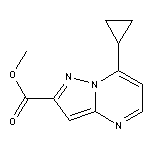 methyl 7-cyclopropylpyrazolo[1,5-a]pyrimidine-2-carboxylate