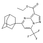 ethyl 5-(1-adamantyl)-7-(trifluoromethyl)pyrazolo[1,5-a]pyrimidine-3-carboxylate