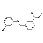 methyl 3-[(3-chlorophenoxy)methyl]benzoate