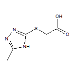 [(5-Methyl-4H-1,2,4-triazol-3-yl)thio]acetic Acid