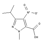 3-isopropyl-1-methyl-4-nitro-1H-pyrazole-5-carboxylic acid