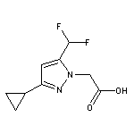 [3-cyclopropyl-5-(difluoromethyl)-1H-pyrazol-1-yl]acetic acid