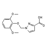 1-[(2,6-dimethoxyphenoxy)methyl]-1H-pyrazole-3-carboxylic acid