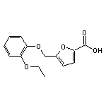 5-[(2-ethoxyphenoxy)methyl]-2-furoic acid