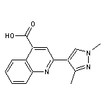 2-(1,3-dimethyl-1H-pyrazol-4-yl)quinoline-4-carboxylic acid