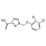 1-[(2,3-dichlorophenoxy)methyl]-1H-pyrazole-3-carboxylic acid