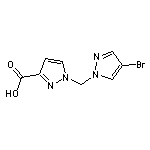 1-[(4-bromo-1H-pyrazol-1-yl)methyl]-1H-pyrazole-3-carboxylic acid