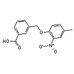 3-[(4-methyl-2-nitrophenoxy)methyl]benzoic acid