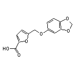 5-[(1,3-benzodioxol-5-yloxy)methyl]-2-furoic acid