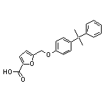 5-{[4-(1-methyl-1-phenylethyl)phenoxy]methyl}-2-furoic acid