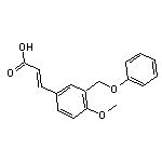 (2E)-3-[4-methoxy-3-(phenoxymethyl)phenyl]acrylic acid