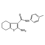 2-amino-N-(4-methylphenyl)-4,5,6,7-tetrahydro-1-benzothiophene-3-carboxamide