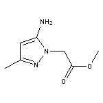 methyl (5-amino-3-methyl-1H-pyrazol-1-yl)acetate HCl