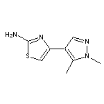 4-(1,5-dimethyl-1H-pyrazol-4-yl)-1,3-thiazol-2-amine