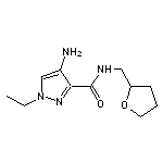 4-amino-1-ethyl-N-(tetrahydrofuran-2-ylmethyl)-1H-pyrazole-3-carboxamide HCl