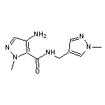 4-amino-1-methyl-N-[(1-methyl-1H-pyrazol-4-yl)methyl]-1H-pyrazole-5-carboxamide