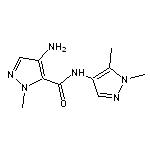 4-amino-N-(1,5-dimethyl-1H-pyrazol-4-yl)-1-methyl-1H-pyrazole-5-carboxamide