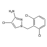 4-chloro-1-(2,6-dichlorobenzyl)-1H-pyrazol-3-amine