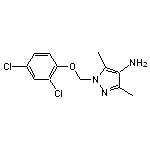 1-[(2,4-dichlorophenoxy)methyl]-3,5-dimethyl-1H-pyrazol-4-amine