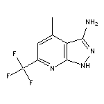 4-methyl-6-(trifluoromethyl)-1H-pyrazolo[3,4-b]pyridin-3-amine