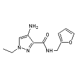 4-amino-1-ethyl-N-(2-furylmethyl)-1H-pyrazole-3-carboxamide