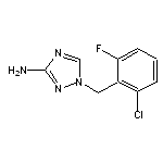 1-(2-chloro-6-fluorobenzyl)-1H-1,2,4-triazol-3-amine