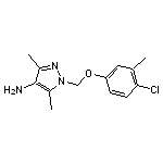 1-[(4-chloro-3-methylphenoxy)methyl]-3,5-dimethyl-1H-pyrazol-4-amine