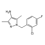 1-(2-chloro-4-fluorobenzyl)-3,5-dimethyl-1H-pyrazol-4-amine