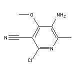 5-amino-2-chloro-4-methoxy-6-methylnicotinonitrile