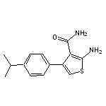 2-amino-4-(4-isopropylphenyl)thiophene-3-carboxamide