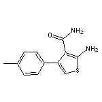 2-amino-4-(4-methylphenyl)thiophene-3-carboxamide