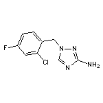 1-(2-chloro-4-fluorobenzyl)-1H-1,2,4-triazol-3-amine