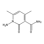 1-amino-4,6-dimethyl-2-oxo-1,2-dihydropyridine-3-carboxamide