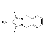 1-(2-fluorobenzyl)-3,5-dimethyl-1H-pyrazol-4-amine