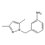 3-[(3,5-dimethyl-1H-pyrazol-1-yl)methyl]aniline HCl